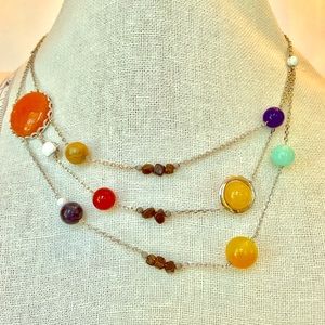 ThinkGeek Solar Orbit Necklace.