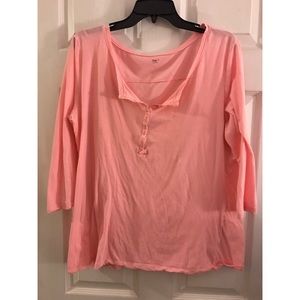 Gap 3/4 length sleeve Henley