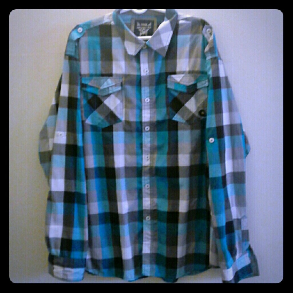 AKADEMICS button down shirt