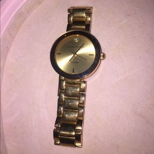 Anne Klein Diamond Accent Rose Gold Watch