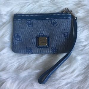 REDUCED Signature Dooney & Burke Wristlet REDUCED Signature Dooney & Burke Wristlet