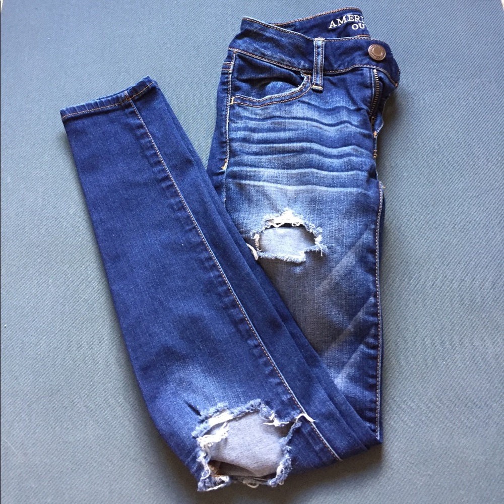 AE Ripped Short Jeggings