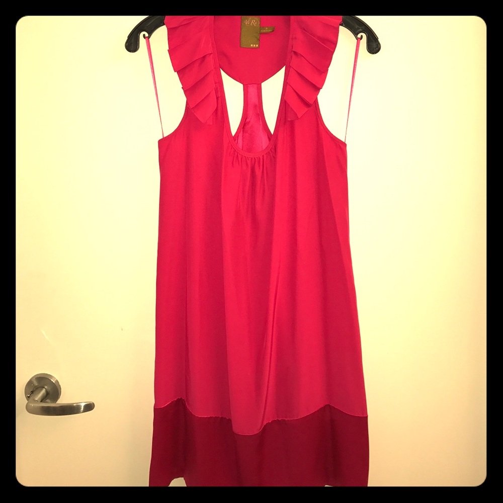 ALI RO silk racerback dress