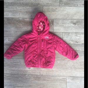 Pink reversible Northface