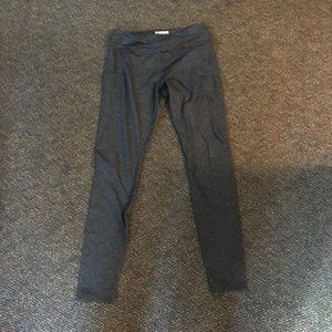 gray workout athletic leggings