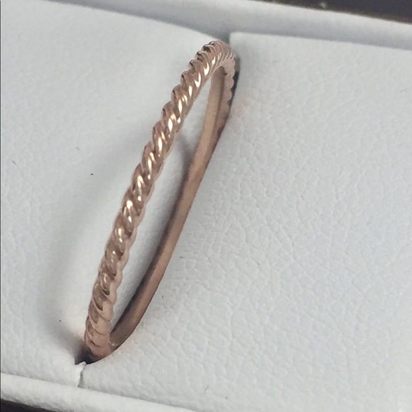 10kt rose gold beaded band 1.25 mm - Picture 4 of 7