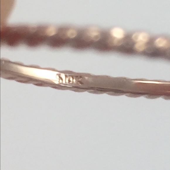 10kt rose gold beaded band 1.25 mm - Picture 6 of 7