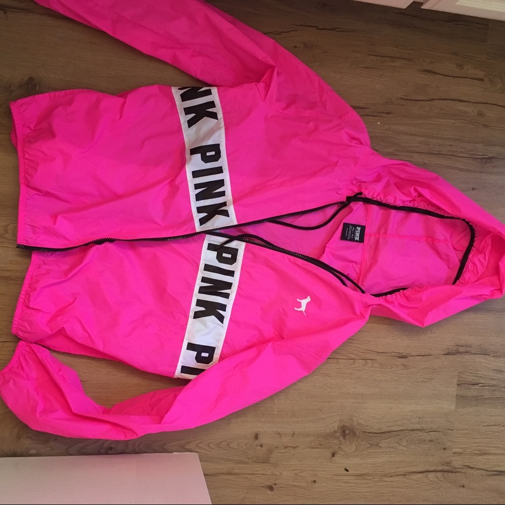 Victoria secret pink rain jacket