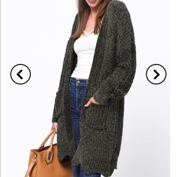 ✨SALE✨LAST1️⃣ RUST Scallop hem Velvet Chenille - Picture 5 of 8