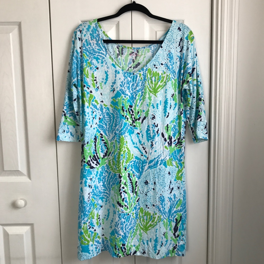 Spa Blue Let's Cha Cha Eliza Dress