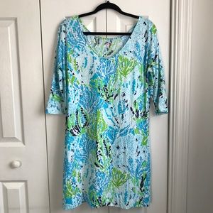 Spa Blue Let's Cha Cha Eliza Dress