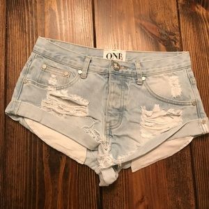 One teaspoon Bandits Denim Shorts One teaspoon Bandits Denim Shorts