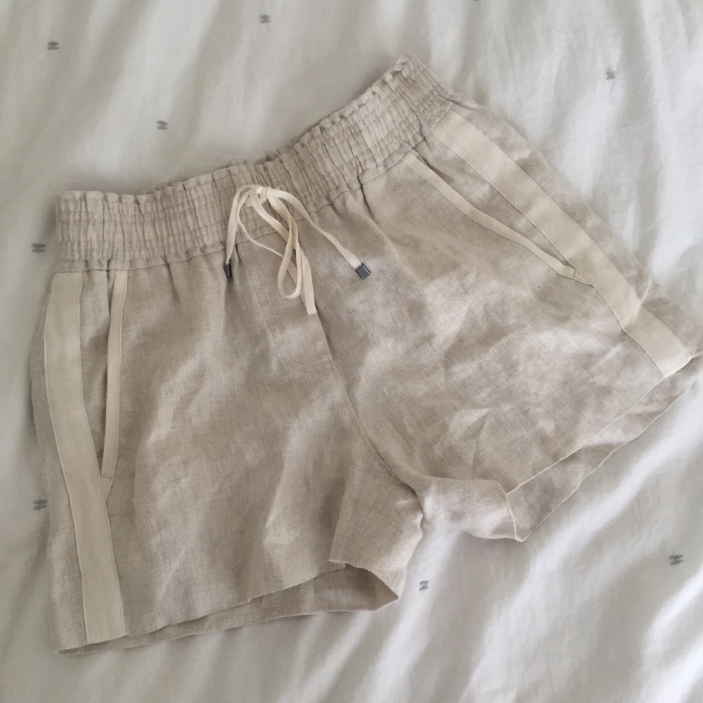 J.Crew Drawstring linen short size XS