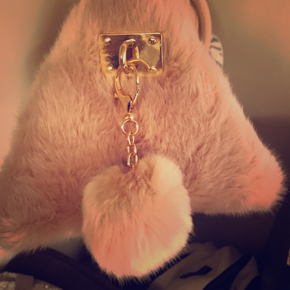 Plush Blush Pyramid Handbag