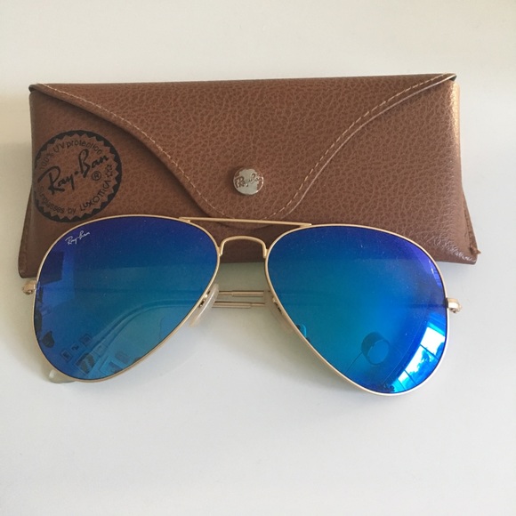 blue aviator sunglasses womens