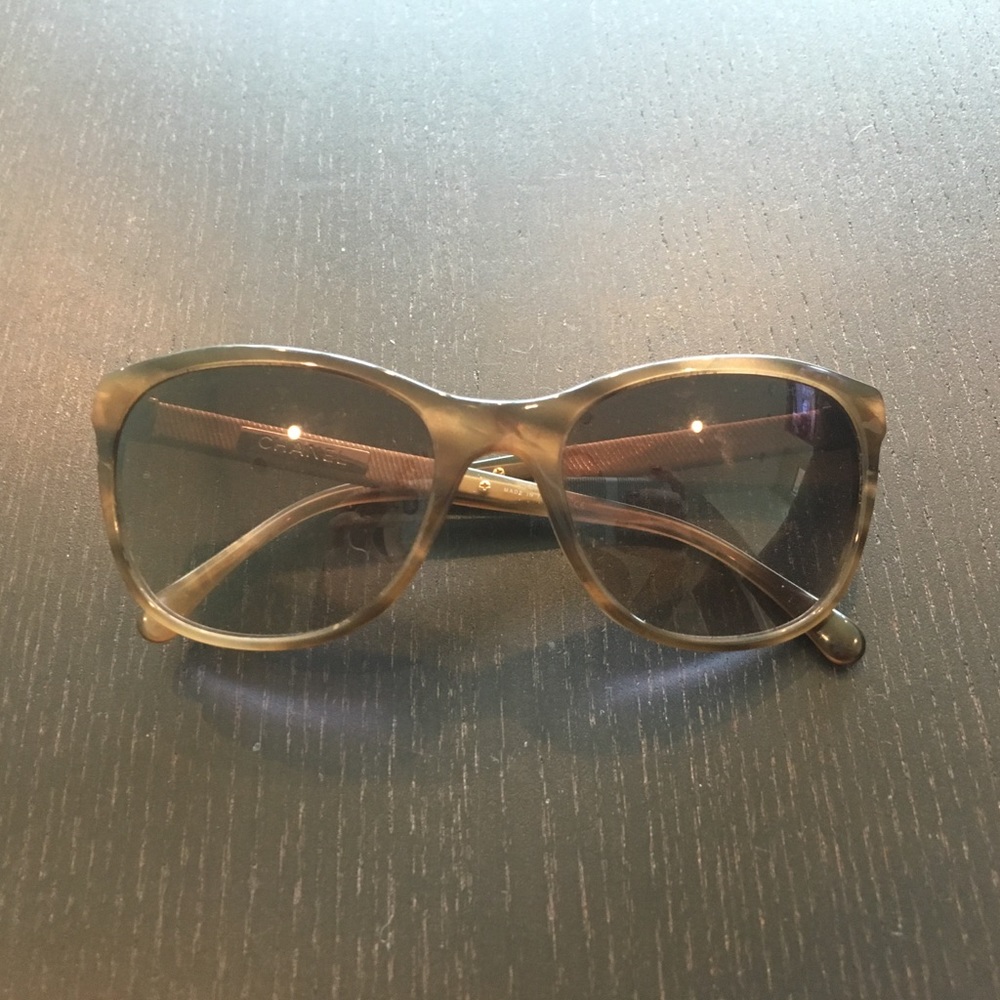 Chanel tortoise sunglasses