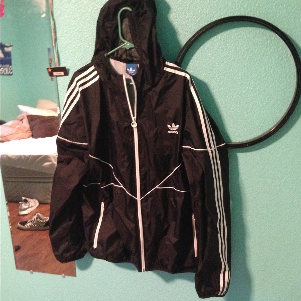 Adidas Originals hooded windbreaker!