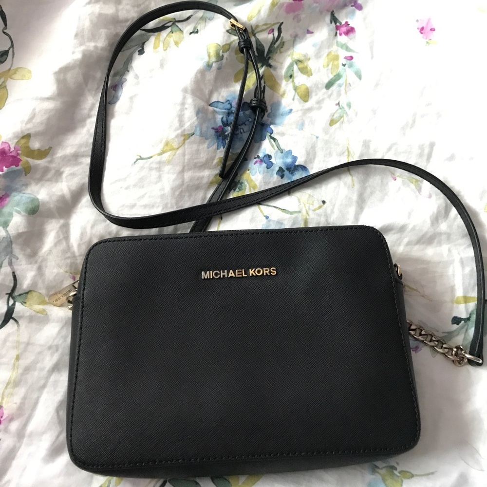 Black Michael kors cross body.