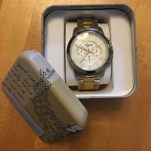 Classic Gold Fossil Watch