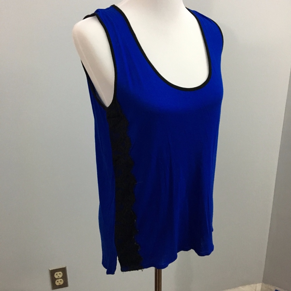 Mossimo Royal Blue Scoop Tank Size Medium