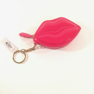 Victoria's Secret Red Lip Shaped Coin Purse