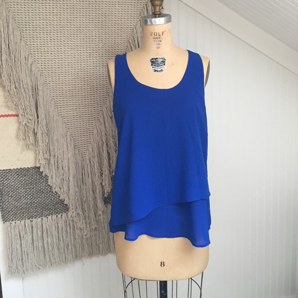 Blue tank