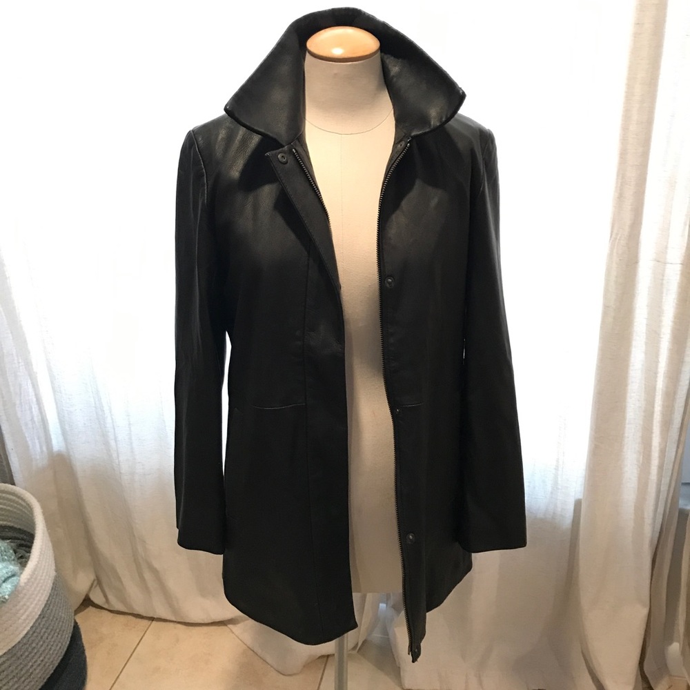 Gap Leather Jacket - image 1