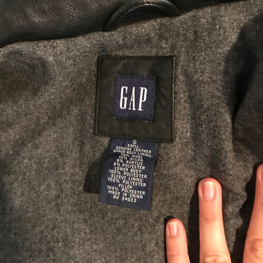 Gap Leather Jacket - image 4