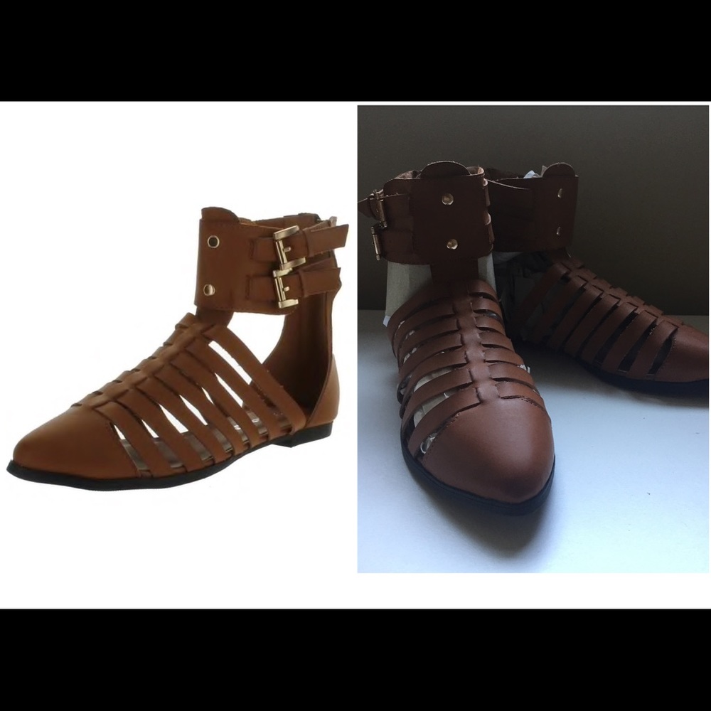 Faux leather Gladiator