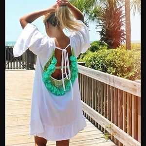 turquoise sundress short