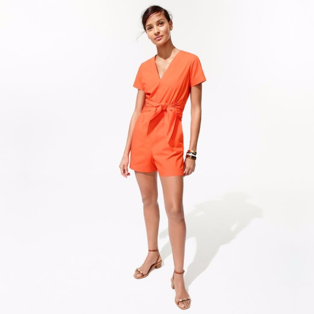 NWT J. Crew Tie-Waist Romper