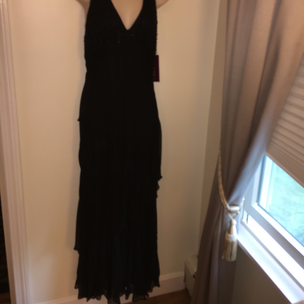 BRAND NEW GOWN WITH BEADING
