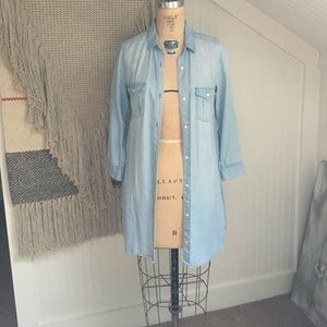 H&M Knee length chambray