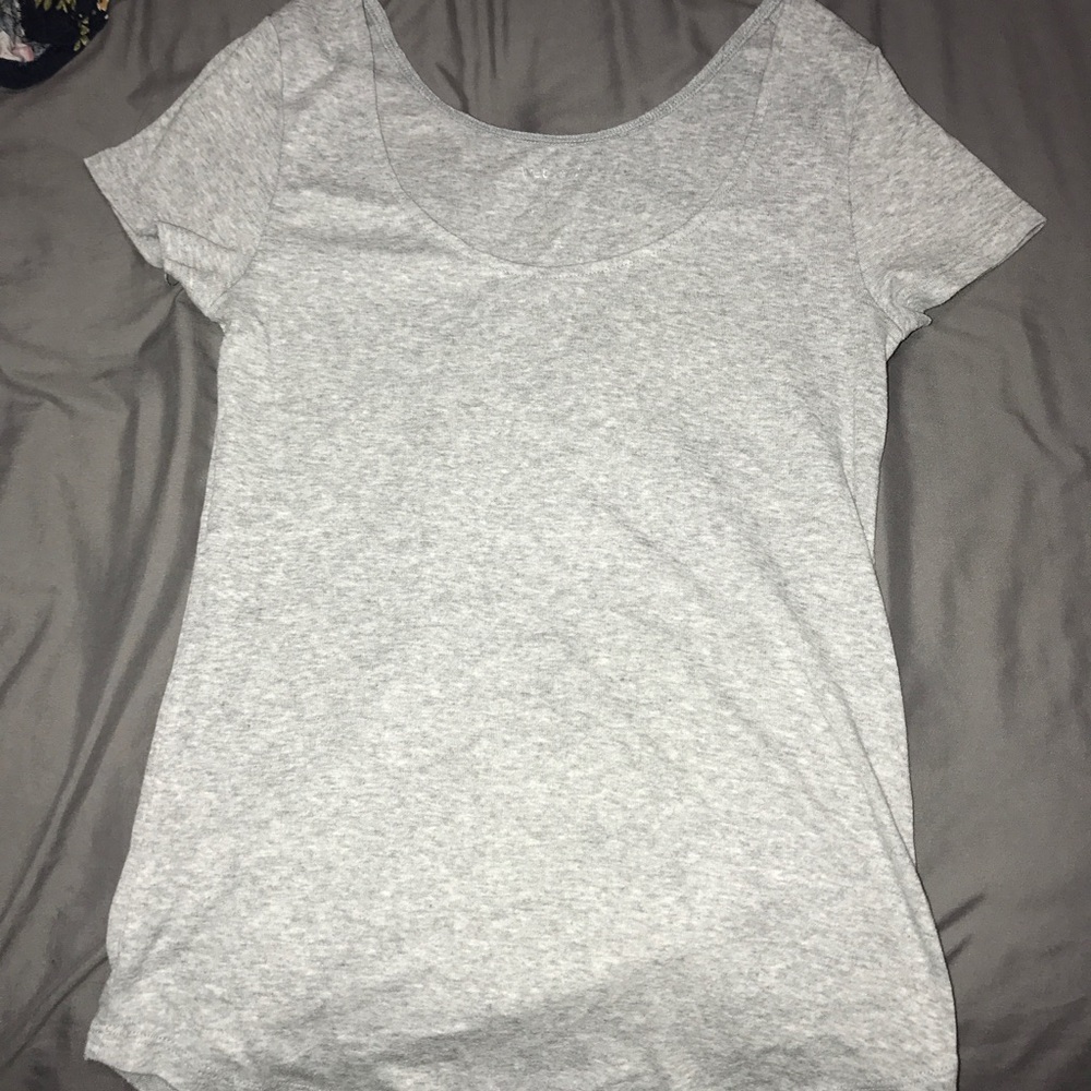 Plain Gray Wet Seal Tee