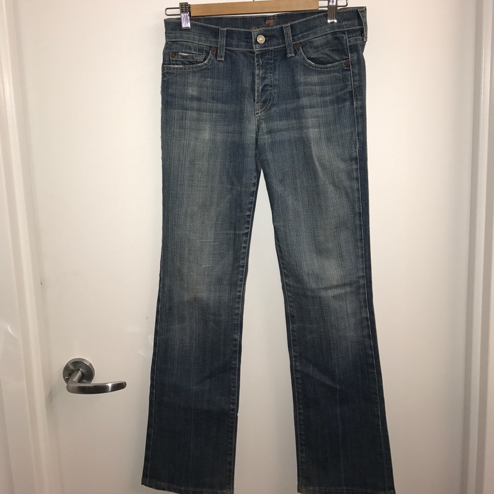 7 for all mankind straight leg jeans
