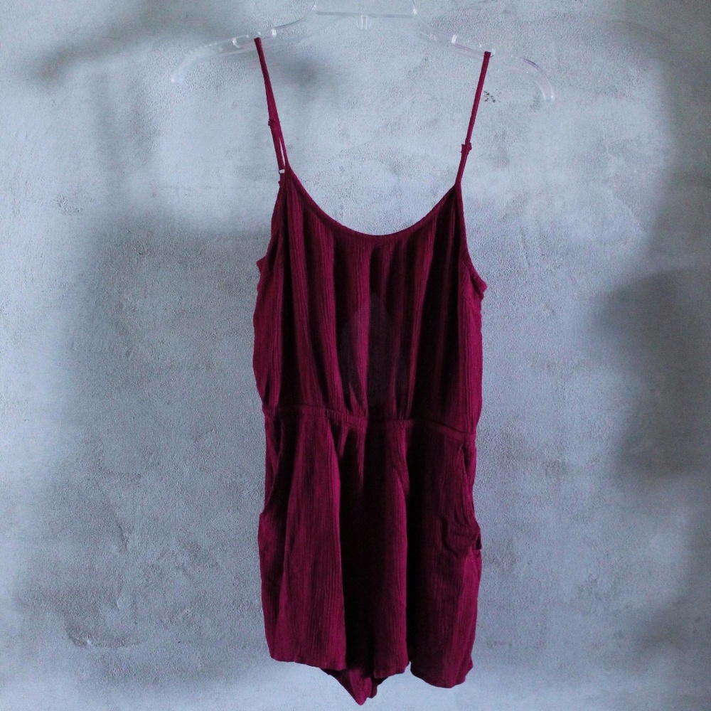 Forever 21 Fuchsia Romper