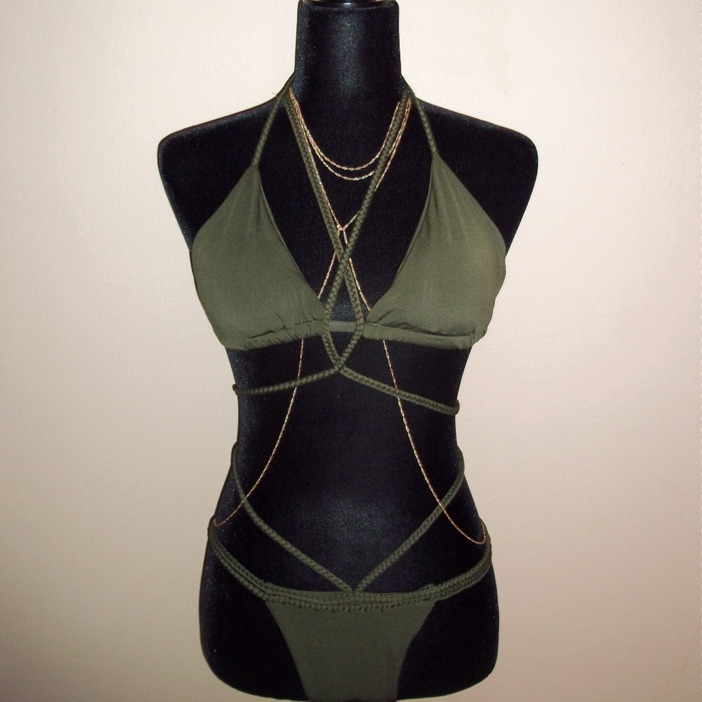 Olive Braided Bikini