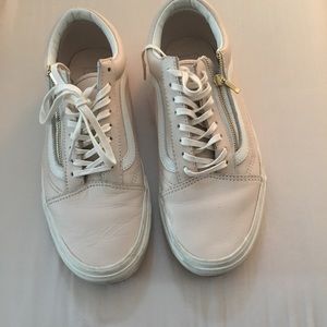 Blush Original Vans with Zipper Detail