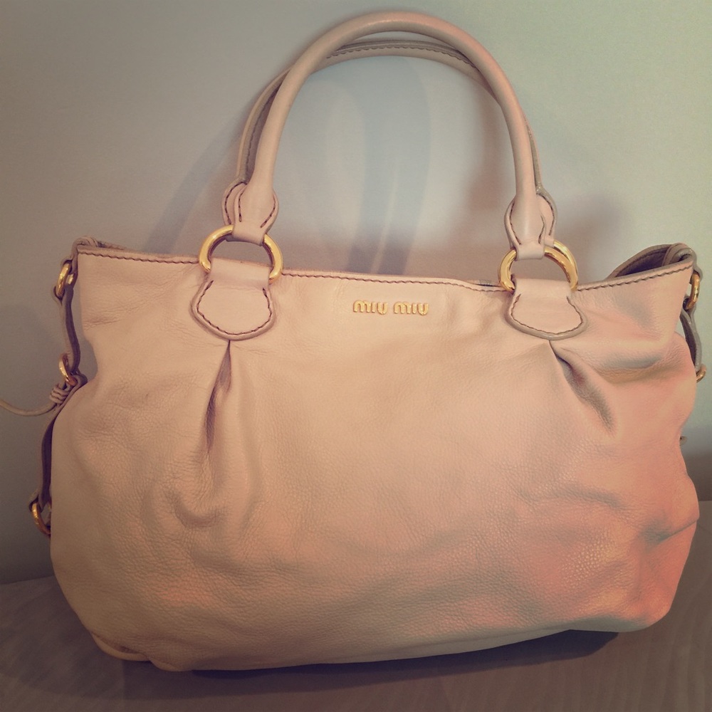 Authentic Miu Miu large tote