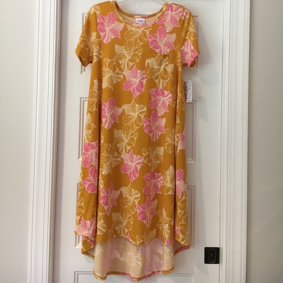 NWT Lularoe Carly - hibiscus flowers 🌺 SOLD - Picture 2 of 3