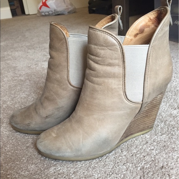 coach wedge booties