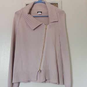 J crew zip up sweater