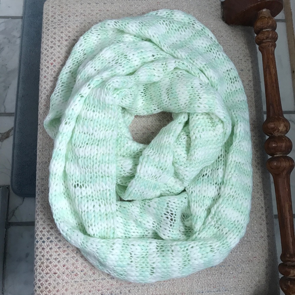 Mint infinity scarf