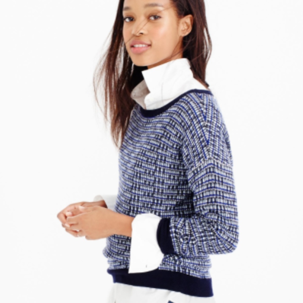 J. Crew Tweed Pullover Sweater, XX-Small, NWT