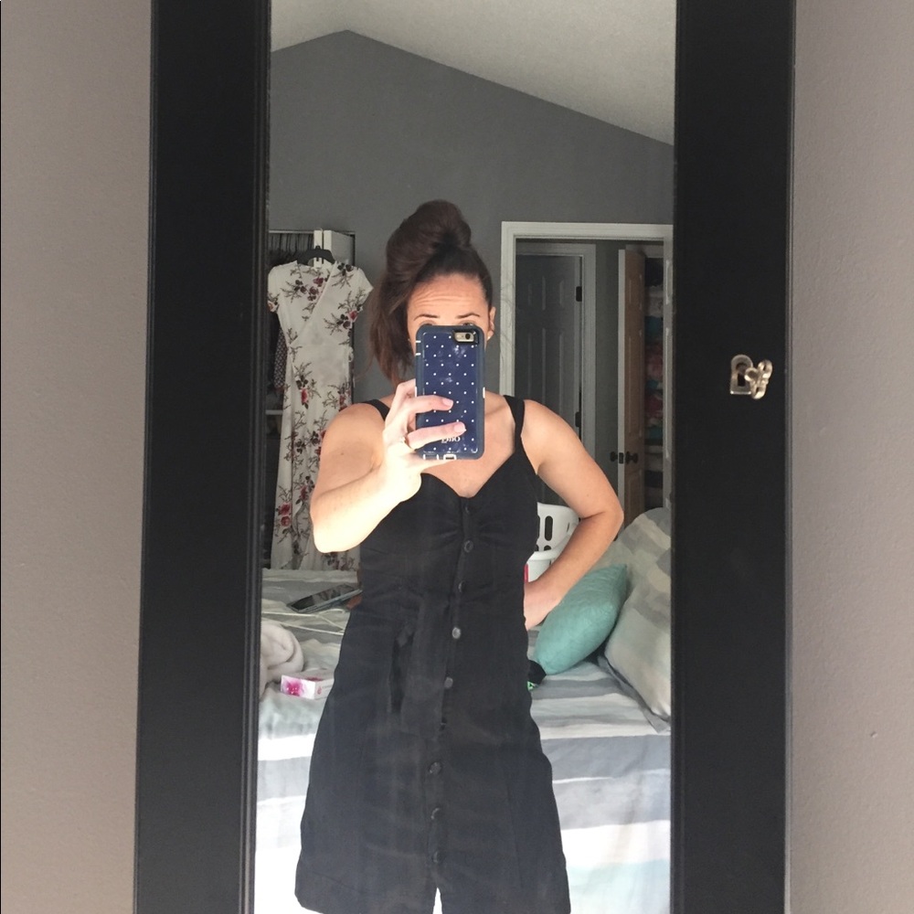 Black sun dress
