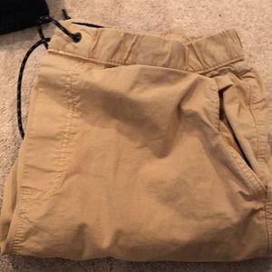 Khaki joggers