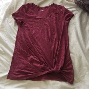 NWOT knotted detail t-shirt