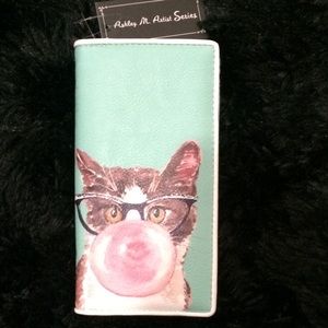 New with tags Ashley M Artist Series Cat Wallet