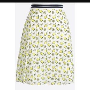 NWT J. Crew lemon skirt