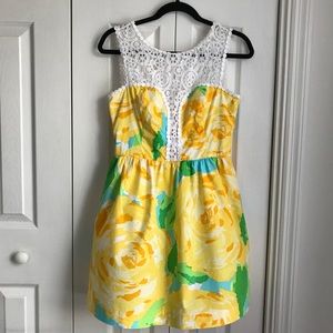 Sunglow Yellow First Impressions Reagan Dress